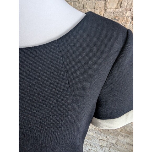 Tommy Hilfiger Preppy Old Money Contrast Trim Nautical Dress Navy White Sz 8 - Picture 4 of 16